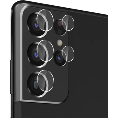 Afbeelding van Pack 4 camerafilms Geschikt voor Samsung Galaxy S21 Ultra FlexibleGlass 3Mk transparant