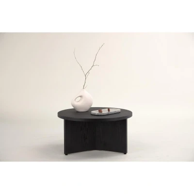 Afbeelding van Elvira ronde salontafel ø85 cm zwart