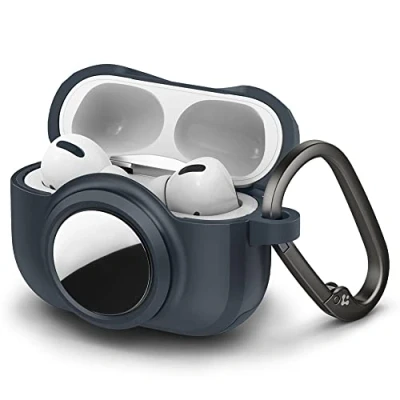 Afbeelding van Spigen Tag Armor Duo compatibel met AirPods Pro Metal Slate