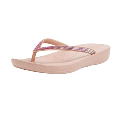 Afbeelding van Fitflop Sparkle Classic Iqpillow Ombre Flipflop voor dames, Naakt, 43 EU