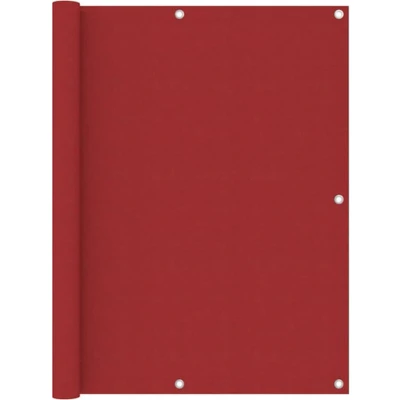 Afbeelding van Balkonscherm 120x300 cm oxford stof rood