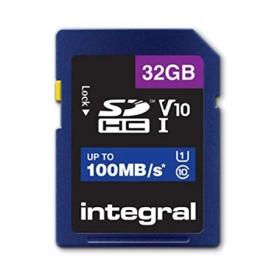 Afbeelding van Geheugenkaart Integral SDHC V10 32GB