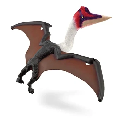 Image de Quetzalcoatlus, Figurine Avec Détails Réalistes Et Ailes Mobiles, Jouet Dinosaure Inspirant L&#039;Imagination Pour Enfants Des 4 Ans,