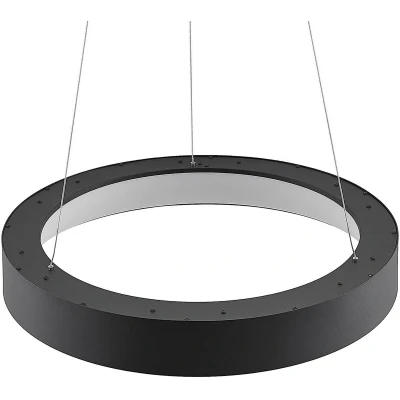 Afbeelding van Arcchio LED hanglamp Aleksi, Ø 45 cm, rond, zwart