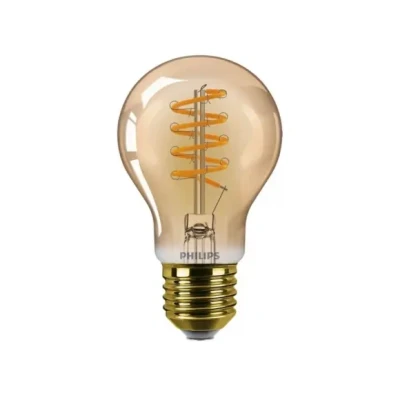 Afbeelding van Philips LED Lamp Spiraal Goud 40 W E27 Dimbaar extra warmwit licht