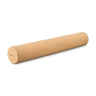 Afbeelding van Navaris fascia kurkroller 60x10 cm Bindweefsel roller voor balansbord en massage Fitness, pilates yoga 100% kurk