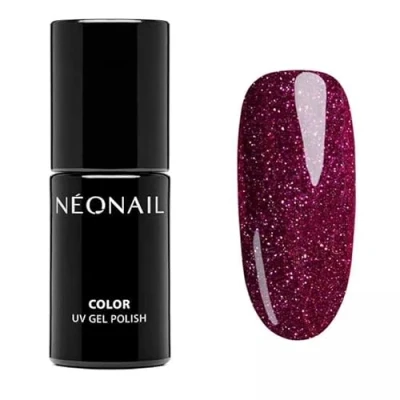 Afbeelding van Neonail 888 7 glitter nagellak, 7,2 ml, rood