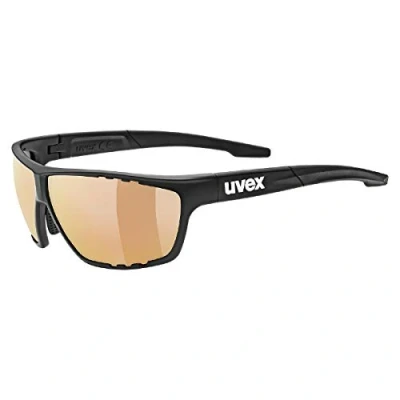 Afbeelding van uvex sportstyle 706 cv vm, sportbril voor volwassenen, uniseks, zwart mat/rood, één maat
