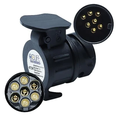 Afbeelding van CCLIFE Aanhangeradapter 13 polig naar 7 voor auto en aanhanger 12 V