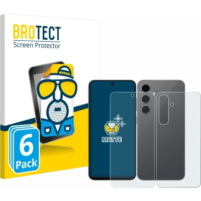 Afbeelding van BROTECT Screenprotector voor Samsung Galaxy S24 FE (Voor+Achter) Folie Beschermfolie matte (6 Stuks)