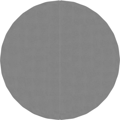 Afbeelding van Zwembadgrondzeil Ø244 cm polyester geotextiel lichtgrijs