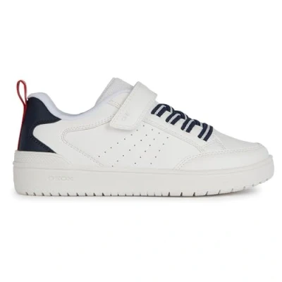 Afbeelding van Geox Washiba Sneakers laag voor kinderen, Maat: 32, White navy Leer