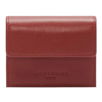Afbeelding van Liebeskind dames portemonnee van zacht nappa S, True Red.