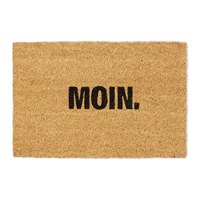 Afbeelding van Relaxdays deurmat kokos moin antislip entreemat kokosmat schoonloopmat hal