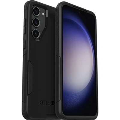 Image de OtterBox Commuter Series Coque de protection pour téléphone portable antimicrobien polycarbonate, caoutchouc synthétique noir Samsung Galaxy S23+