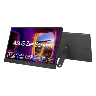 Image de Ecran PC Portable Asus ZenScreen MB166CR 15.6&quot; 60 Hz Full HD Noir