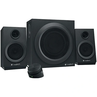 Afbeelding van Logitech Z333 luidsprekersysteem 2.1, 80 W vermogen, versterkte bas, aansluiting 2 apparaten, Bluetooth, 3,5 mm audio ingangen en RCA, UK stekker, PC/PS4/Xbox/TV, smartphone