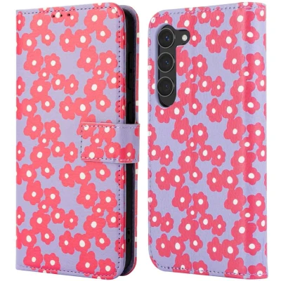 Afbeelding van imoshion Hoesje Geschikt voor Samsung Galaxy S23 Design Bookcase smartphone Dusty Rose Blossoms