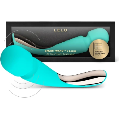 Afbeelding van Lelo Smart Wand 2 Massager Large Aqua GRATIS TOY bij iedere bestelling v.a. 40,