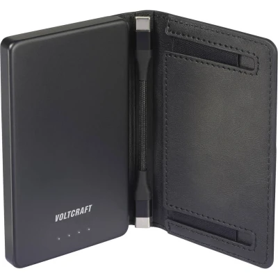 Afbeelding van VOLTCRAFT VC WT W010 Powerbank 5000 mAh LiPo Zwart Statusweergave