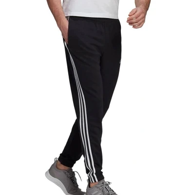 Afbeelding van adidas Performance Essentials French Terry Tapered 3STRIPES Joggers Trainingsbroek, Heren, Maat: Small, Black