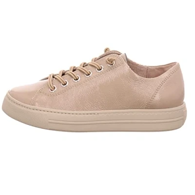 Afbeelding van Paul Green Sneakers laag beige, Dames, Maat: 38, Beige Leer