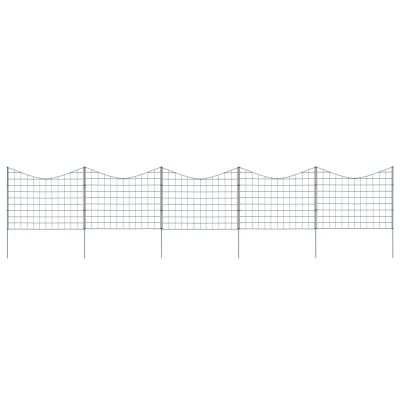 Afbeelding van Schuttingset hol gebogen 77,5x64 cm groen