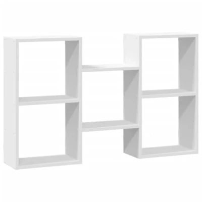Afbeelding van vidaXL Wandschap 96x18x60 cm bewerkt hout wit