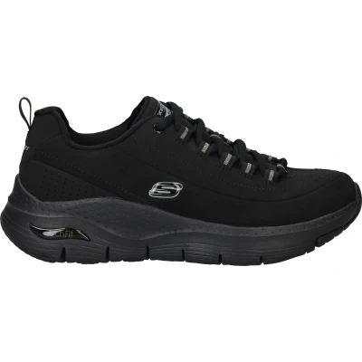 Afbeelding van Skechers Sport ARCH FIT Sneakers laag black/silver, Dames, Maat: 39, Black/silver Leer
