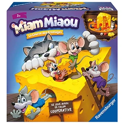 Image de Jeu de société Ravensburger Miam Miaou La course aux fromages