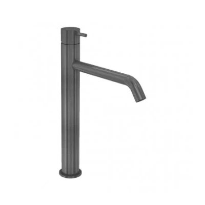 Afbeelding van Waterevolution Flow wastafelkraan voor waskommen PVD gun metal T115GME