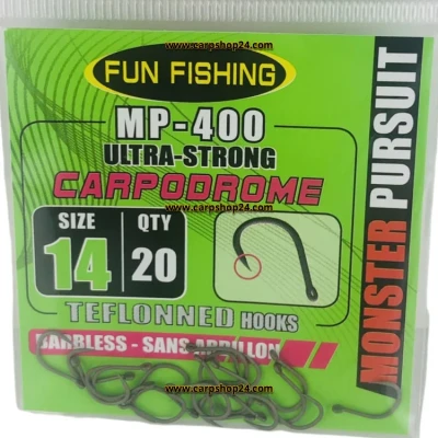 Afbeelding van Fun Fishing Haak MP 400 Ultra Strong Barbless (20 pcs) Maat : 14