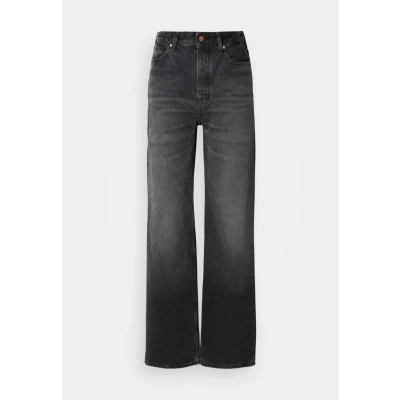 Afbeelding van Scotch &amp; Soda CORE Ripple Straight leg jeans, Dames, Maat: 27x32, Absolute black