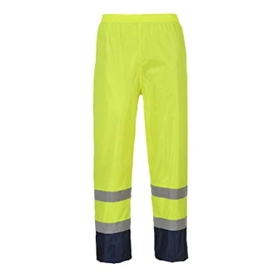Afbeelding van Portwest Uniseks H444 werkbroek, geel/marineblauw, L EU
