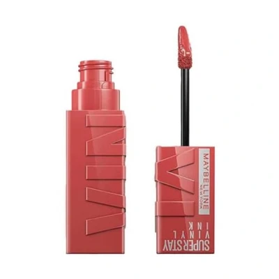 Image de Maybelline New York Rouge à Lèvres Liquide Effet Vinyl Brillant Longue Tenue SuperStay Ink Teinte : Peach (15)