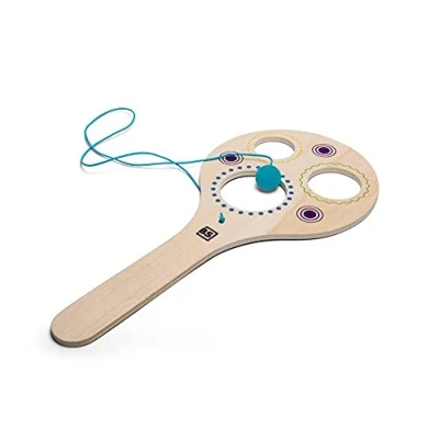 Afbeelding van BS Toys Zwaai en Swing Hout Racket Buitenspeelgoed Vanaf 6 Jaar Actief Spel