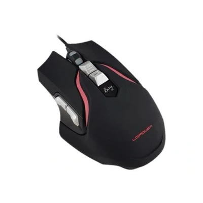 Image de LC Power m715B Souris optique 7 boutons filaire USB noir, argent