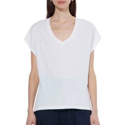 Afbeelding van Scotch &amp; Soda Core Slub V neck Shirt Dames Maat M