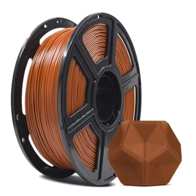Afbeelding van FLASHFORGE PLA PRO filament voor 3D printers, 1,75 mm, 1 kg spoel, maatnauwkeurigheid +/ 0,02 mm FDM betere taaiheid en geen knopen (bruin)