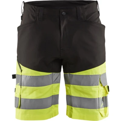 Afbeelding van Blaklader Short met stretch High Vis 1541 1811 Zwart/High Geel