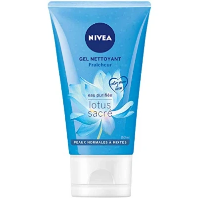 Afbeelding van NIVEA Frisse reinigingsgel, zuiverende gel voor normale tot gemengde huid, gezichtsreiniger verrijkt met vitamine E &amp; Hydra IQ, 150 ml