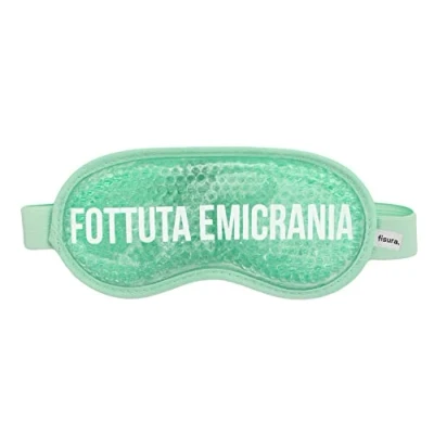 Image de FISURA Masque pour les yeux en gel froid &quot;F*ttuta Emicrania&quot;. Migraine Réutilisable yeux. gonflés et cernes.