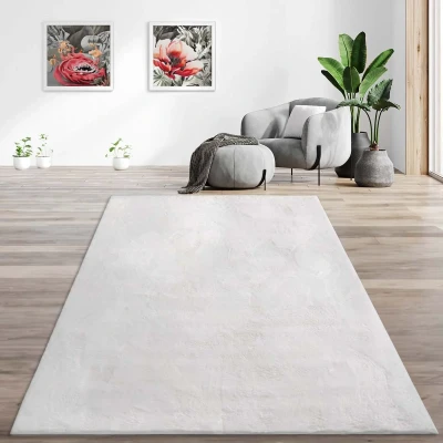 Afbeelding van Laagpolig Vloerkleed Svea Wit 200x290 Cm