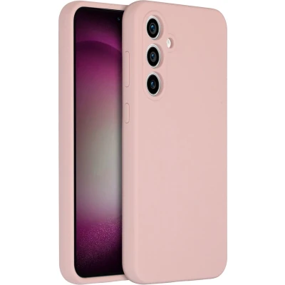 Afbeelding van Accezz Hoesje Geschikt voor Samsung Galaxy S23 FE Siliconen Liquid Silicone Backcover Roze