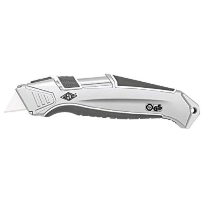 Afbeelding van Keramisch veiligheidsmes Wedo® CERA Safeline® Safety Cutter ALU, mes trekt automatisch in, rechts /linkshandigen, Reservemesjes