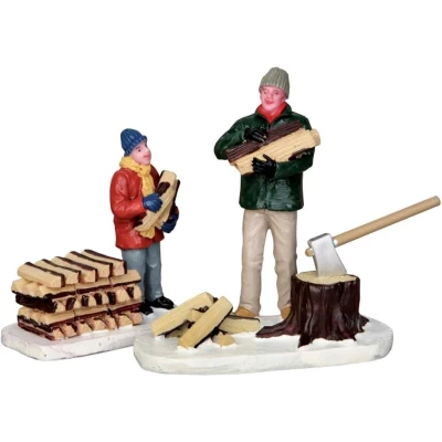 Afbeelding van Stacking firewood set of 2 LEMAX