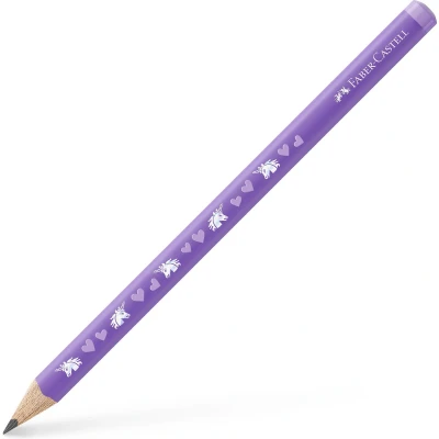 Afbeelding van Faber Castell grafietpotlood Jumbo motief Unicorn hardheid HB paars FC 111520