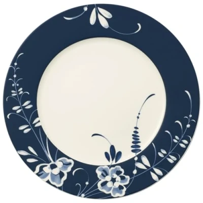 Afbeelding van Villeroy &amp; Boch Vieux Luxembourg Brindille Onderbord 30 Cm Donkerblauw