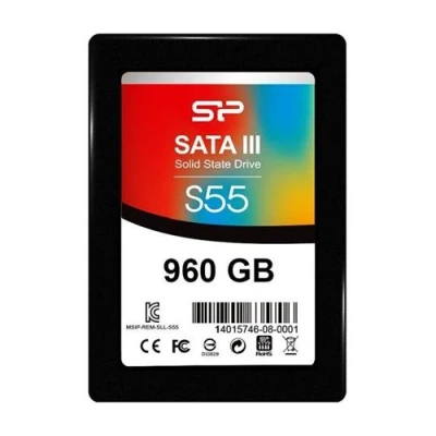 Image de SILICON POWER Slim S55 SSD 960 Go interne 2.5&quot; SATA 6Gb/s