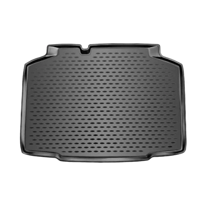 Afbeelding van ELMASLINE Skoda KAMIQ 2019 2024 3D rubberen kofferbakmat, onderste laadvloer, accessoires voor kofferbak